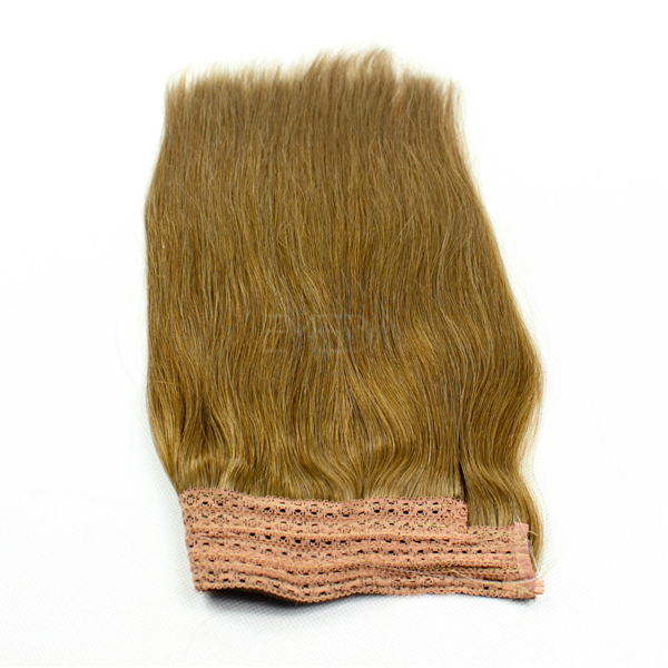 Flip in 100% human hair no shedding halo extension hair CX042